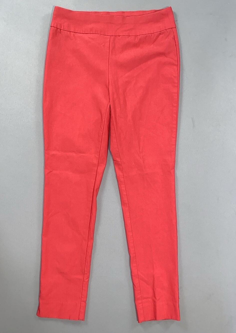 Chico's So Slimming Pull On Skinny Ankle Tech Leggings, Pants. Red, Tag 00 (2). - Picture 1 of 5